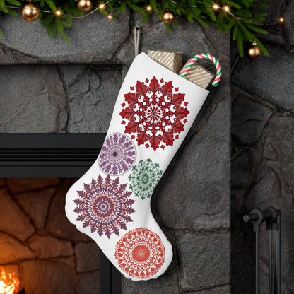 Kaleidoscope Mandala Snowflake Stocking — Just Gigi IFYKYK