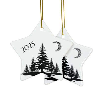 2025 Filigree Moon Ceramic Star Ornament – Just Gigi IFYKYK