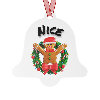Naughty & Nice Gingerbread Metal Ornaments — Just Gigi IFYKYK