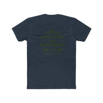 Log Off Go Outside Tee From EDRL by Just Gigi IFYKYK