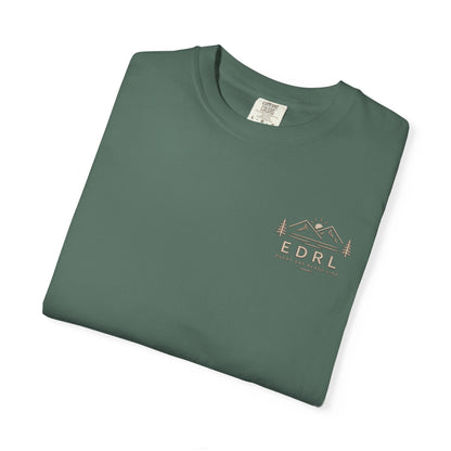 EDRL Mountain Logo T‑Shirt — Minimal Outdoor Crewneck