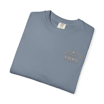 EDRL Mountain Logo T‑Shirt — Minimal Outdoor Crewneck