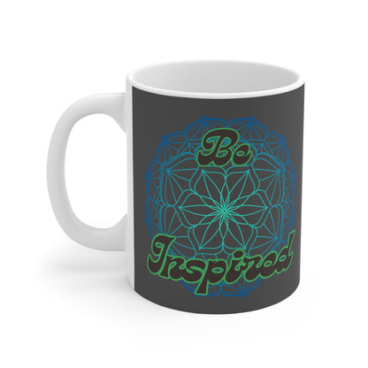 Be Inspired Mandala 11oz Mug - Just Gigi IFYKYK