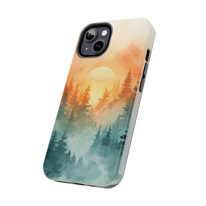 Sunset Forest Mist Tough Phone Case -Just Gigi IFYKYK
