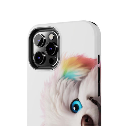 Peeking Doggo design Tough Phone Cases