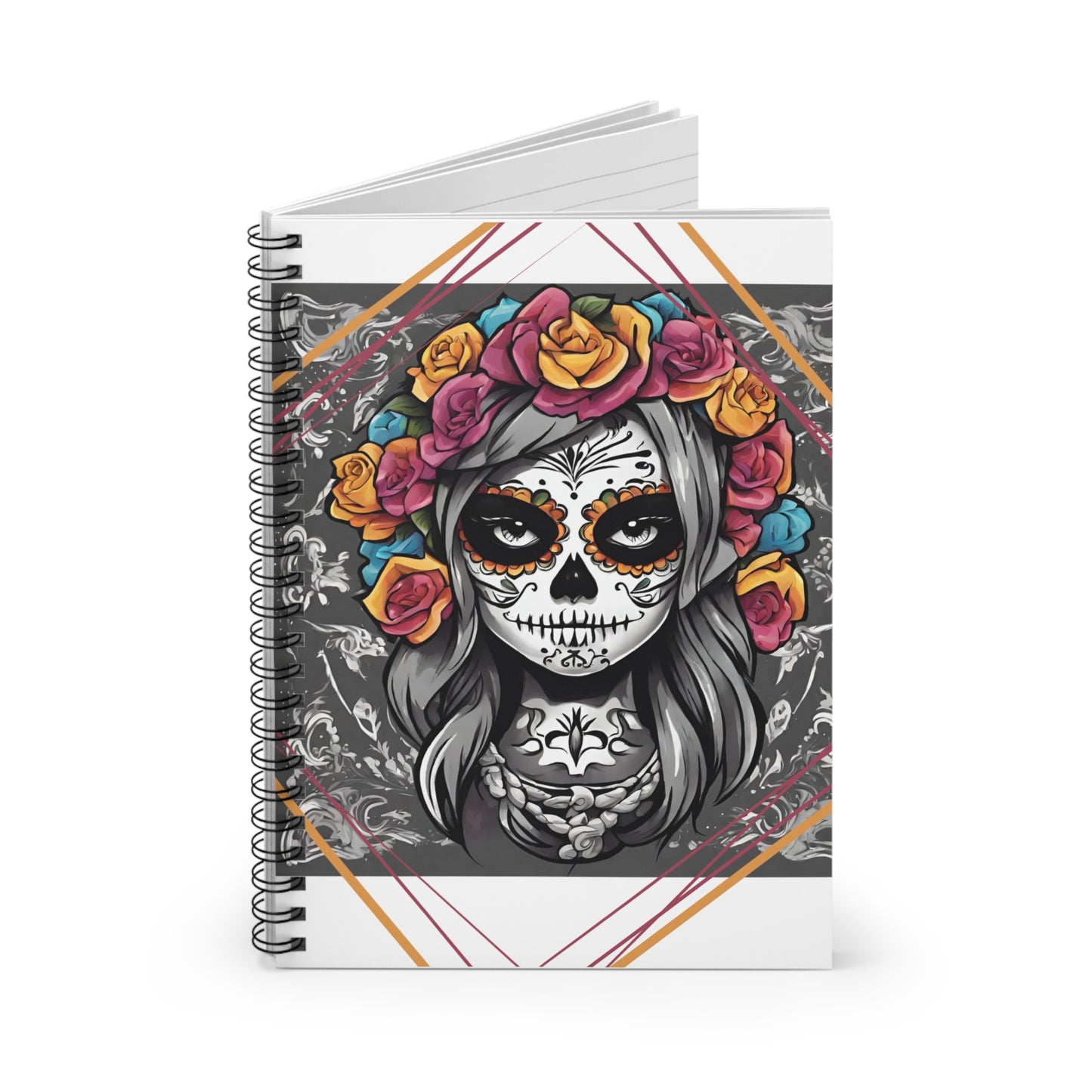 Sugar Skull Spiral Notebook - Just Gigi IFYKYK
