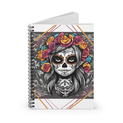 Sugar Skull Spiral Notebook - Just Gigi IFYKYK