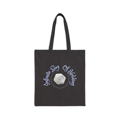 Infinite Bag of Holding  - Black Magical Canvas Tote for Fantasy Fans Just Gigi IFYKYK