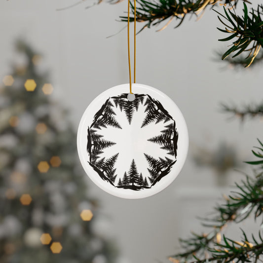 Ceramic 2025 Tree Mandala Double-Sided Christmas Ornament  Just Gigi IFYKYK