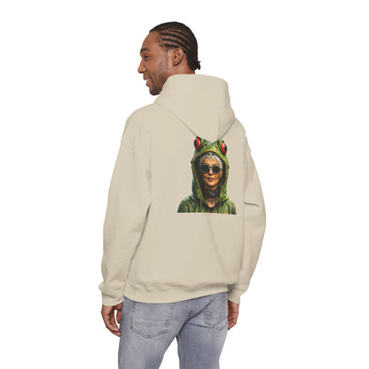 Resistance Est. 1776 Hoodie — Frog Hood Portrait Graphic Sweatshirt
