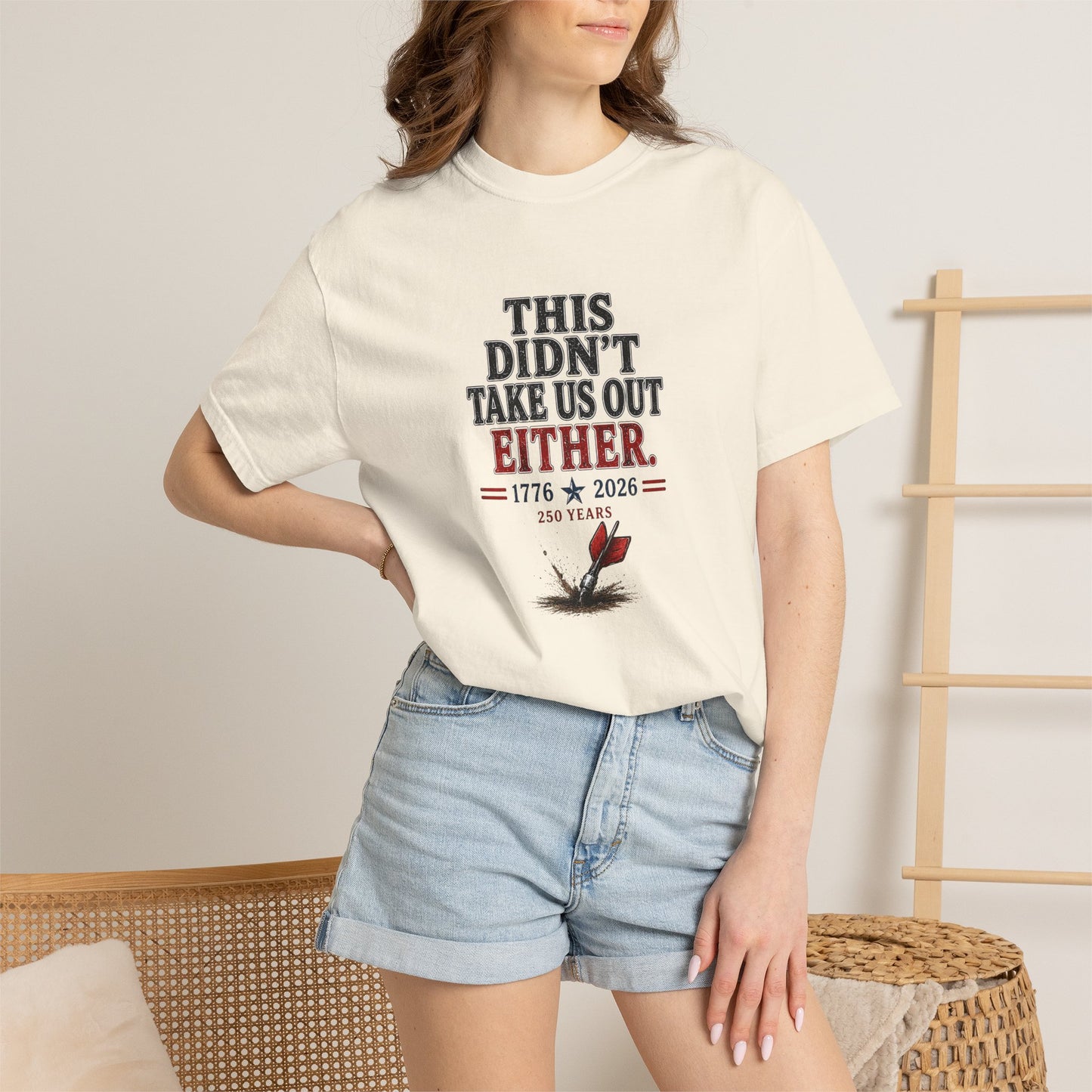 Lawn Dart Patriotic Graphic T-Shirt — 250th Anniversary 1776–2026