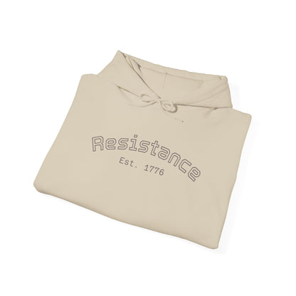 Resistance Hoodie — Vintage Flag Graphic Hooded Sweatshirt (Est. 1776)