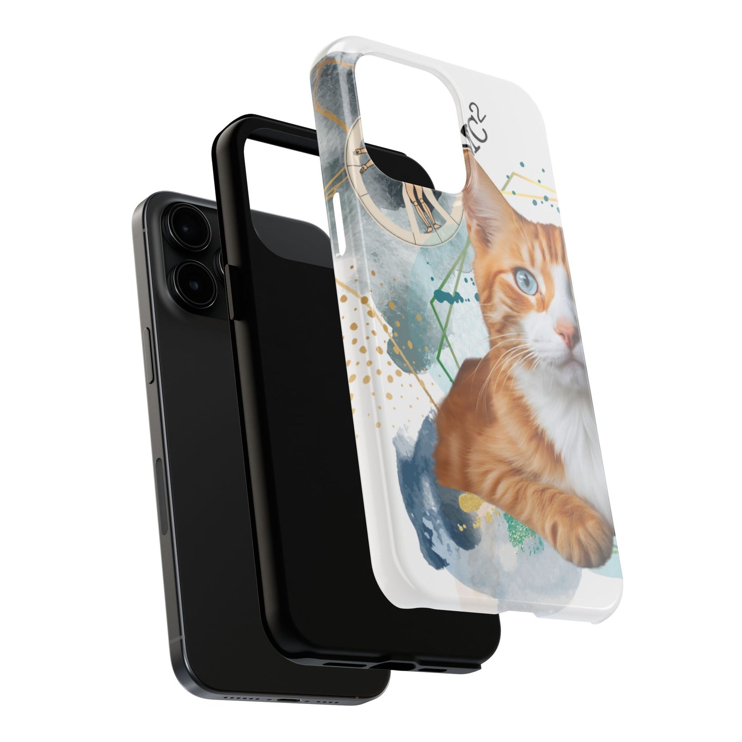 E=MC2 Cat Tough Phone Cases