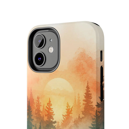 Sunset Forest Mist Tough Phone Case -Just Gigi IFYKYK