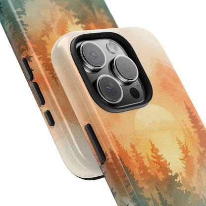 Sunset Forest Mist Tough Phone Case -Just Gigi IFYKYK