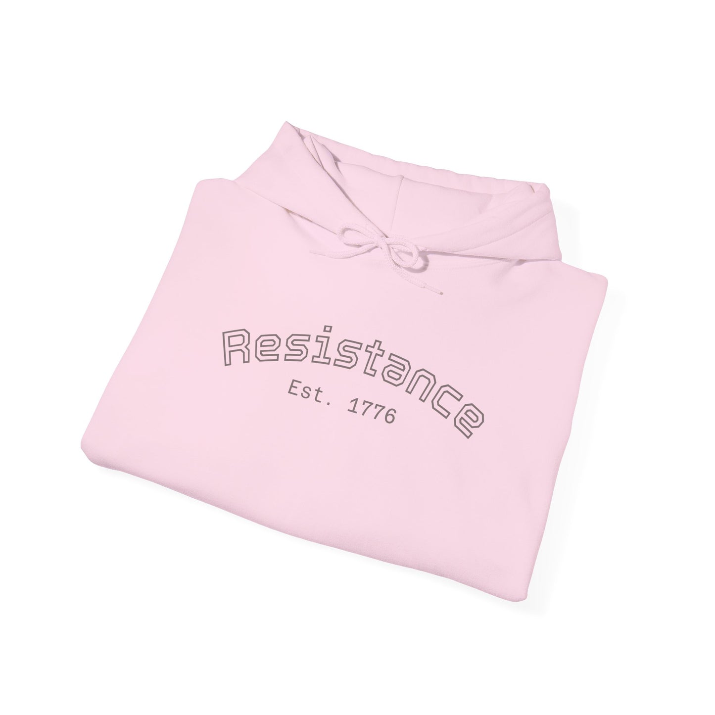 Resistance Hoodie — Vintage Flag Graphic Hooded Sweatshirt (Est. 1776)