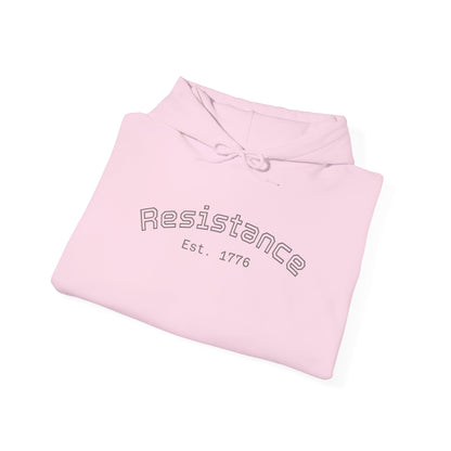 Resistance Hoodie — Vintage Flag Graphic Hooded Sweatshirt (Est. 1776)