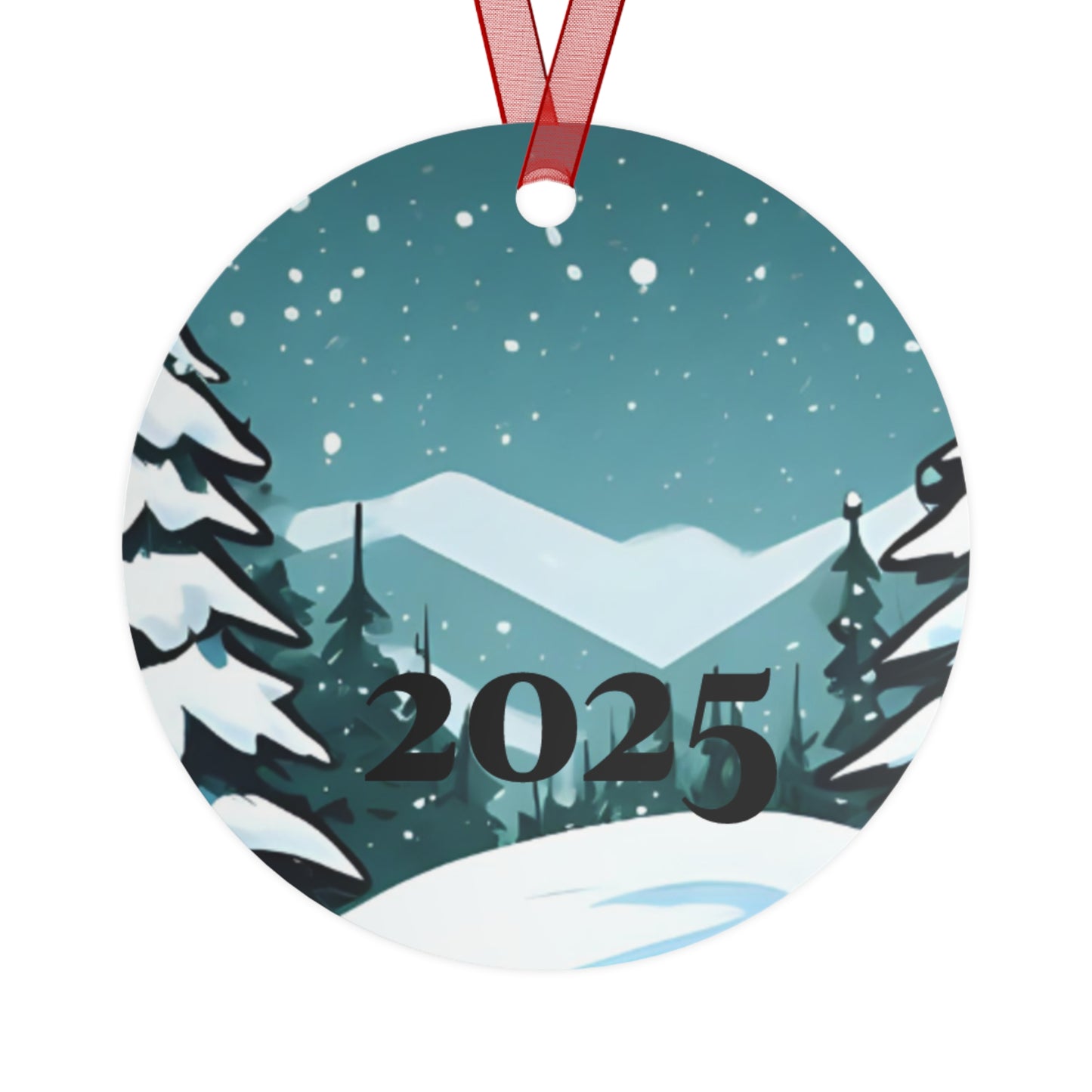 Hanging With My Gnomies Metal Ornament 2025 Keepsake