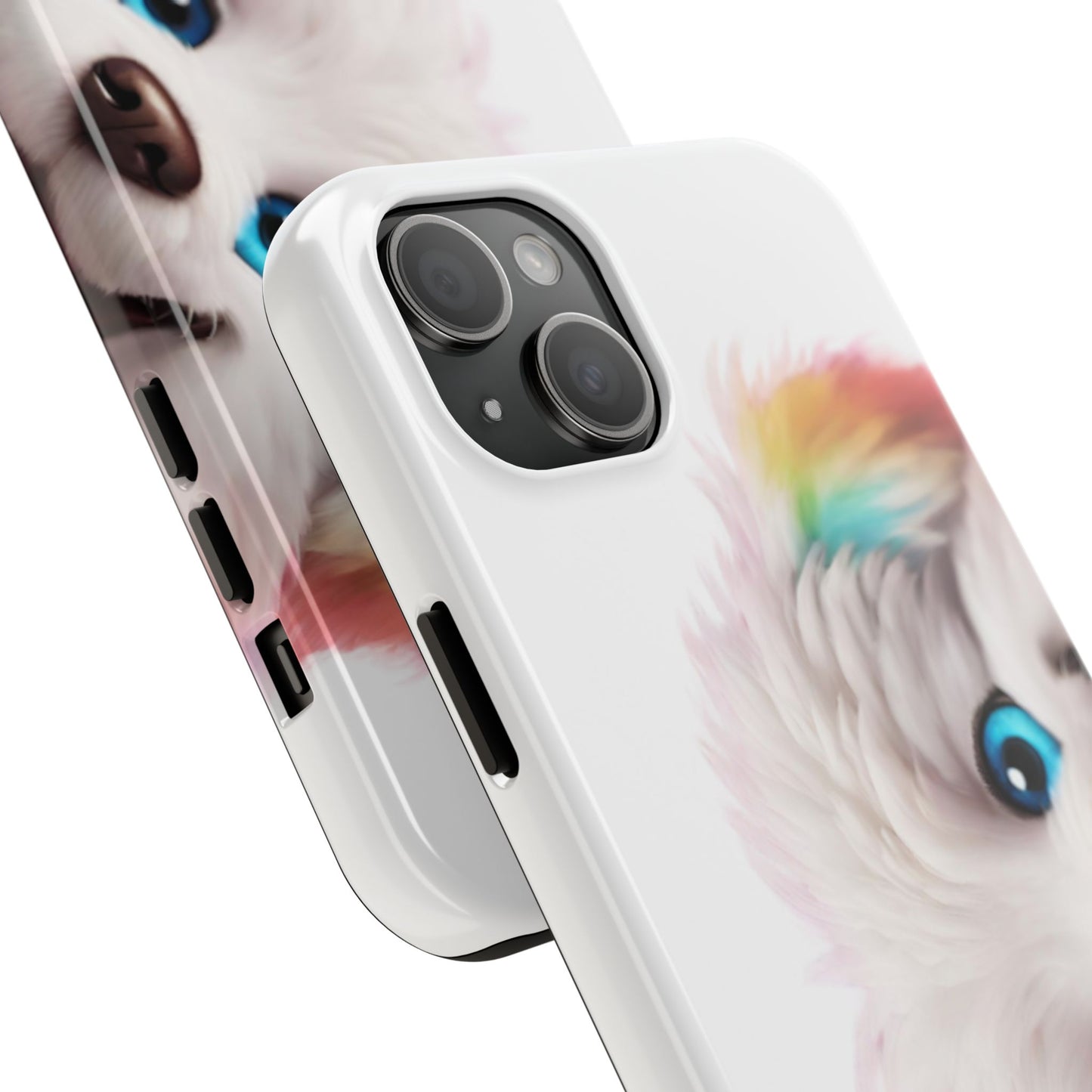 Peeking Doggo design Tough Phone Cases