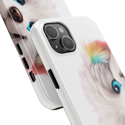 Peeking Doggo design Tough Phone Cases