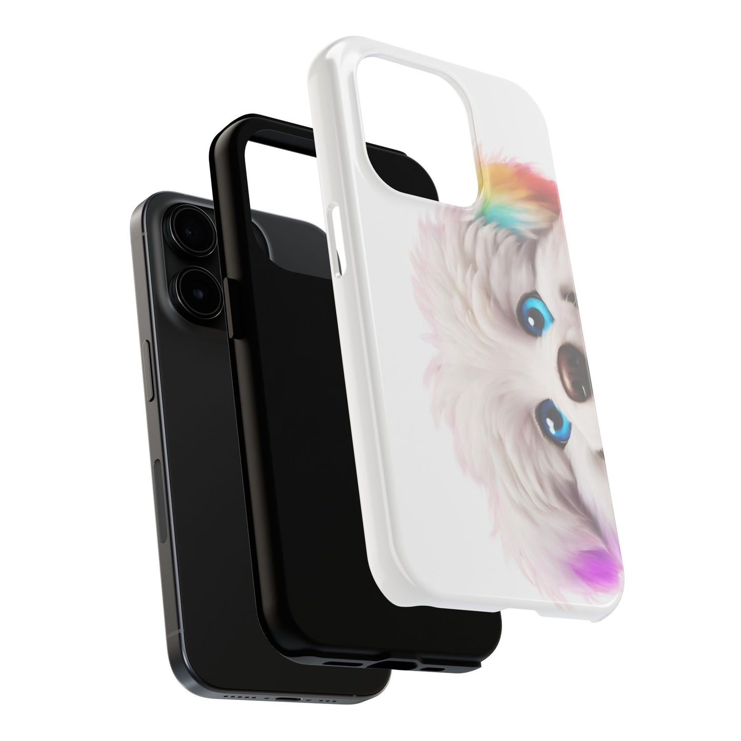 Peeking Doggo design Tough Phone Cases