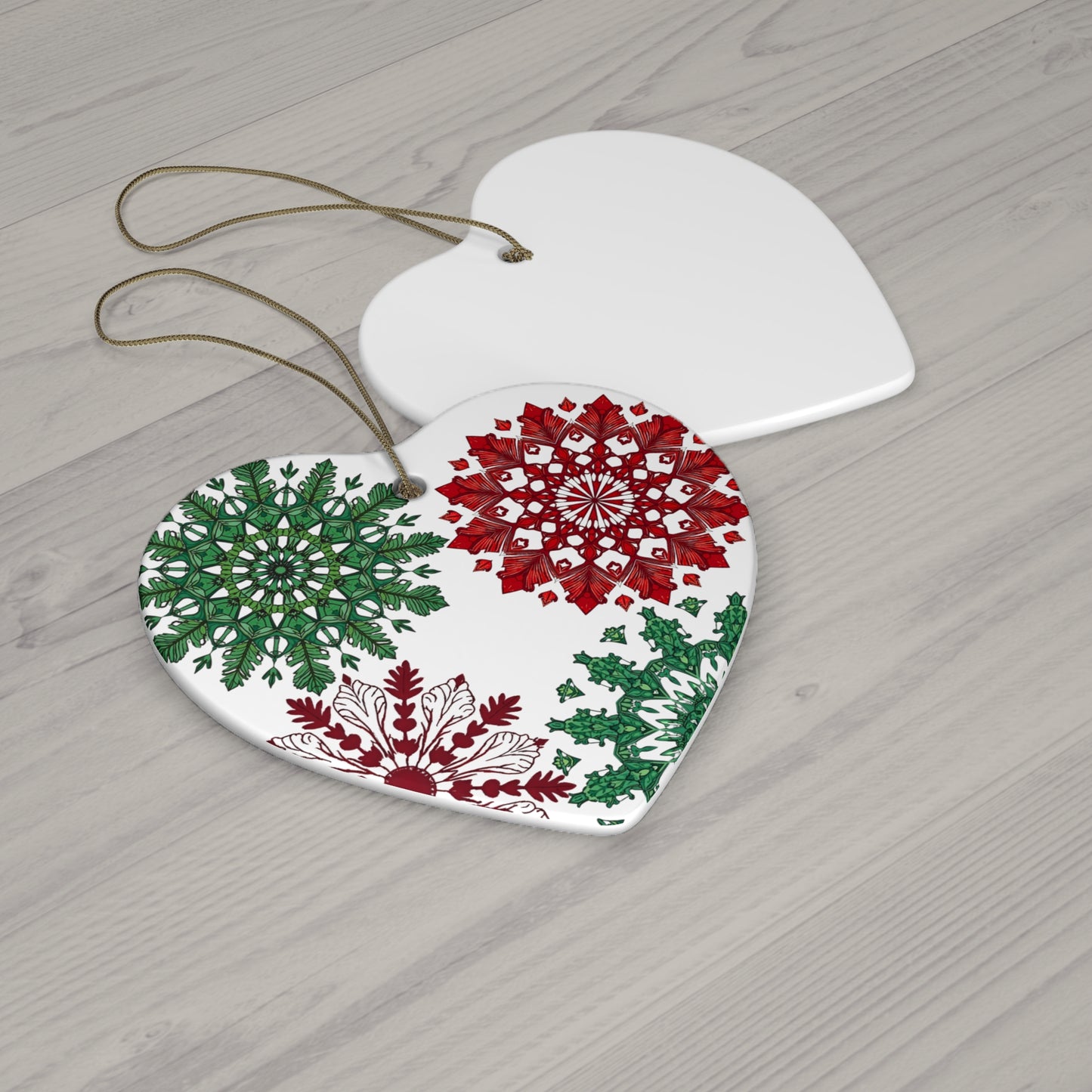OG Red & Green Ceramic Ornaments  — Choose Your Shape - Just Gigi IFYKYK