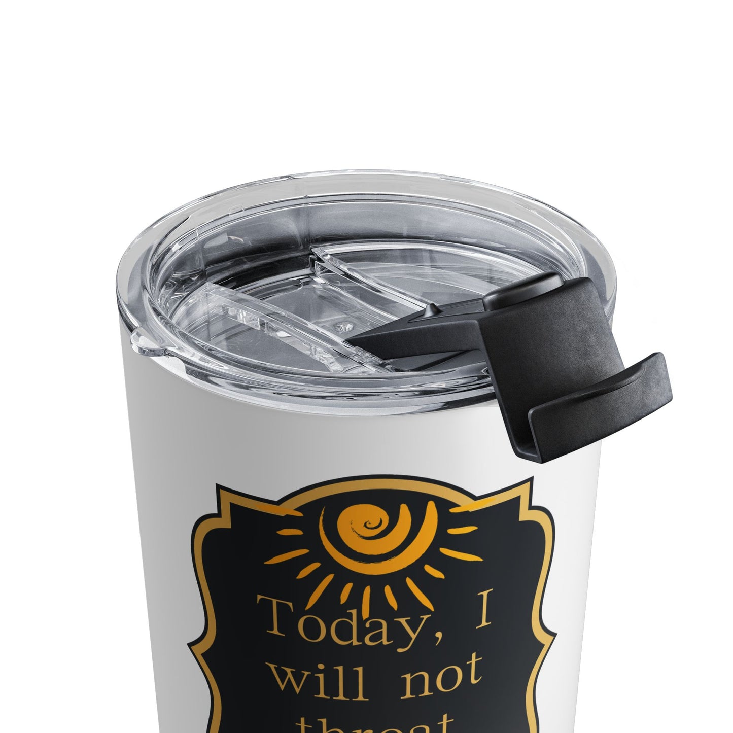 Today I will not Throat Punch Tumbler 10oz Just Gigi IFYKYK