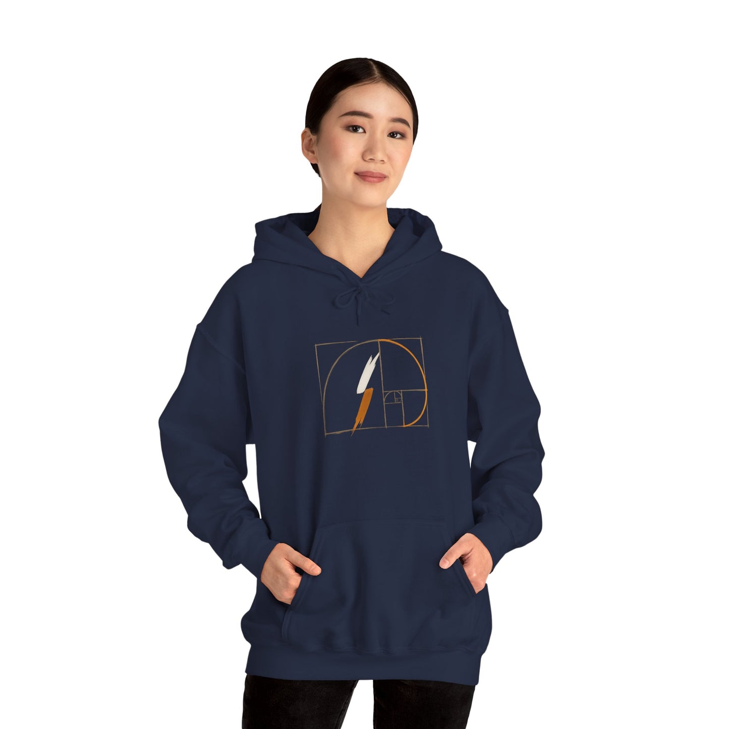 ONWARD Hoodie —Fibonacci Spiral Minimal Design