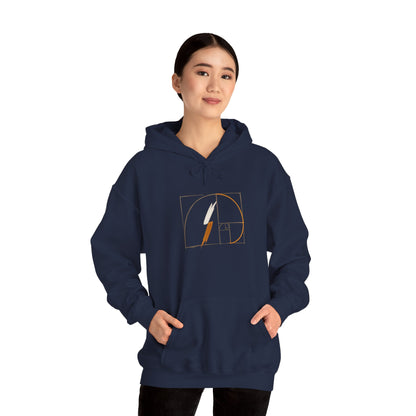 ONWARD Hoodie —Fibonacci Spiral Minimal Design
