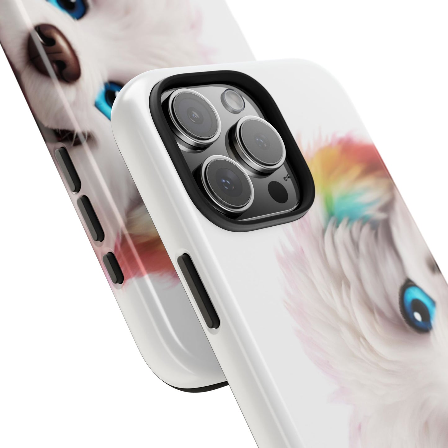 Peeking Doggo design Tough Phone Cases