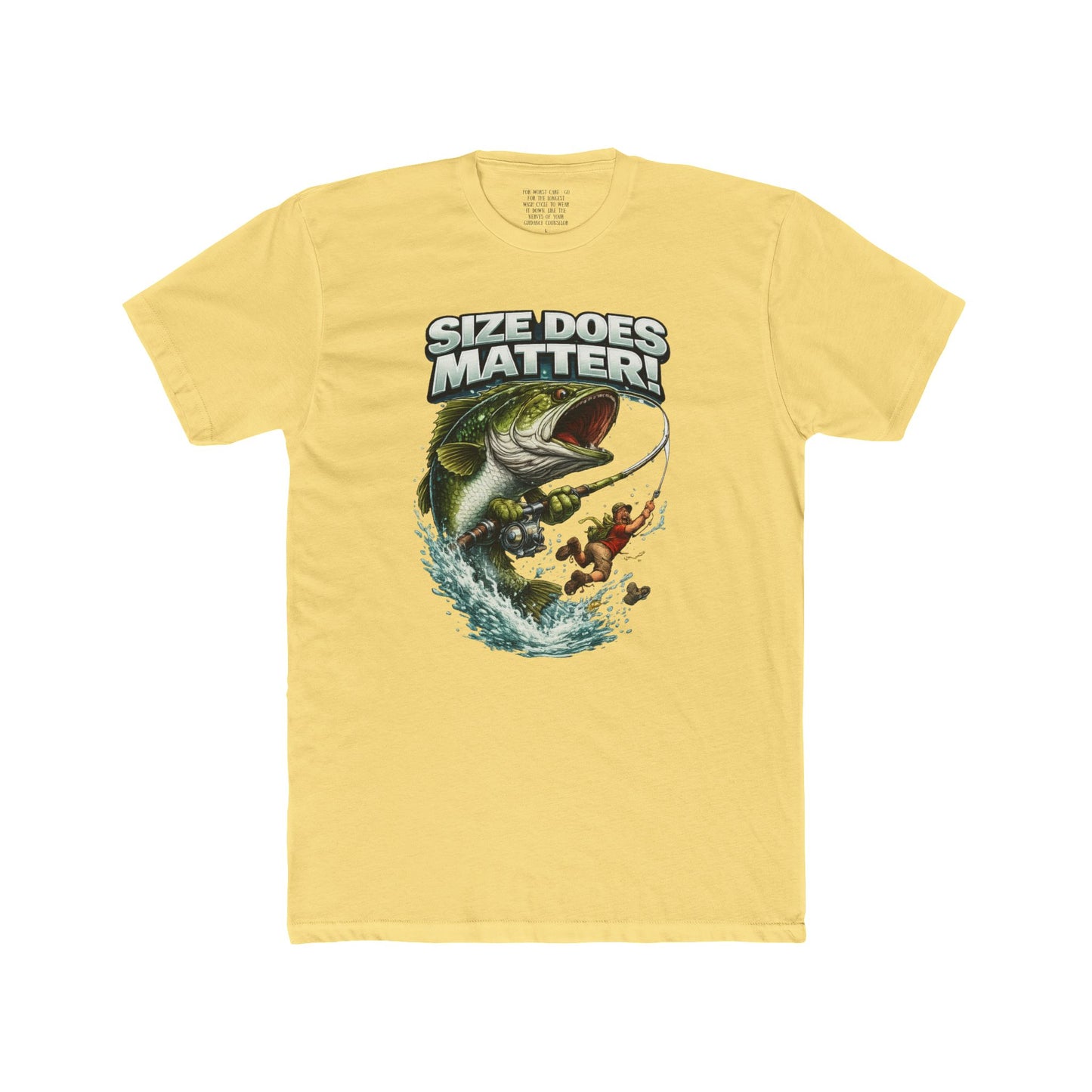 Size Does Matter!' Big Bass Graphic Tee - EDRL By Just Gigi IFYKYK