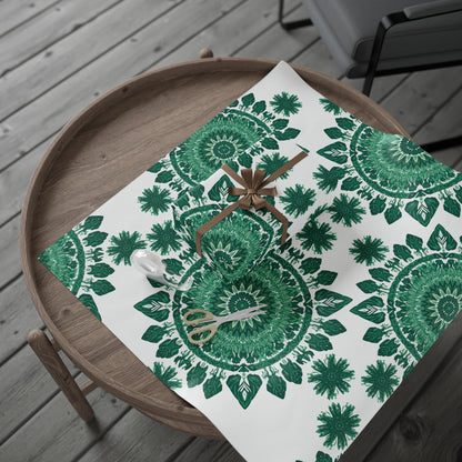 Pine Mandala Minimalist Wrapping Paper - Just Gigi IFYKYK