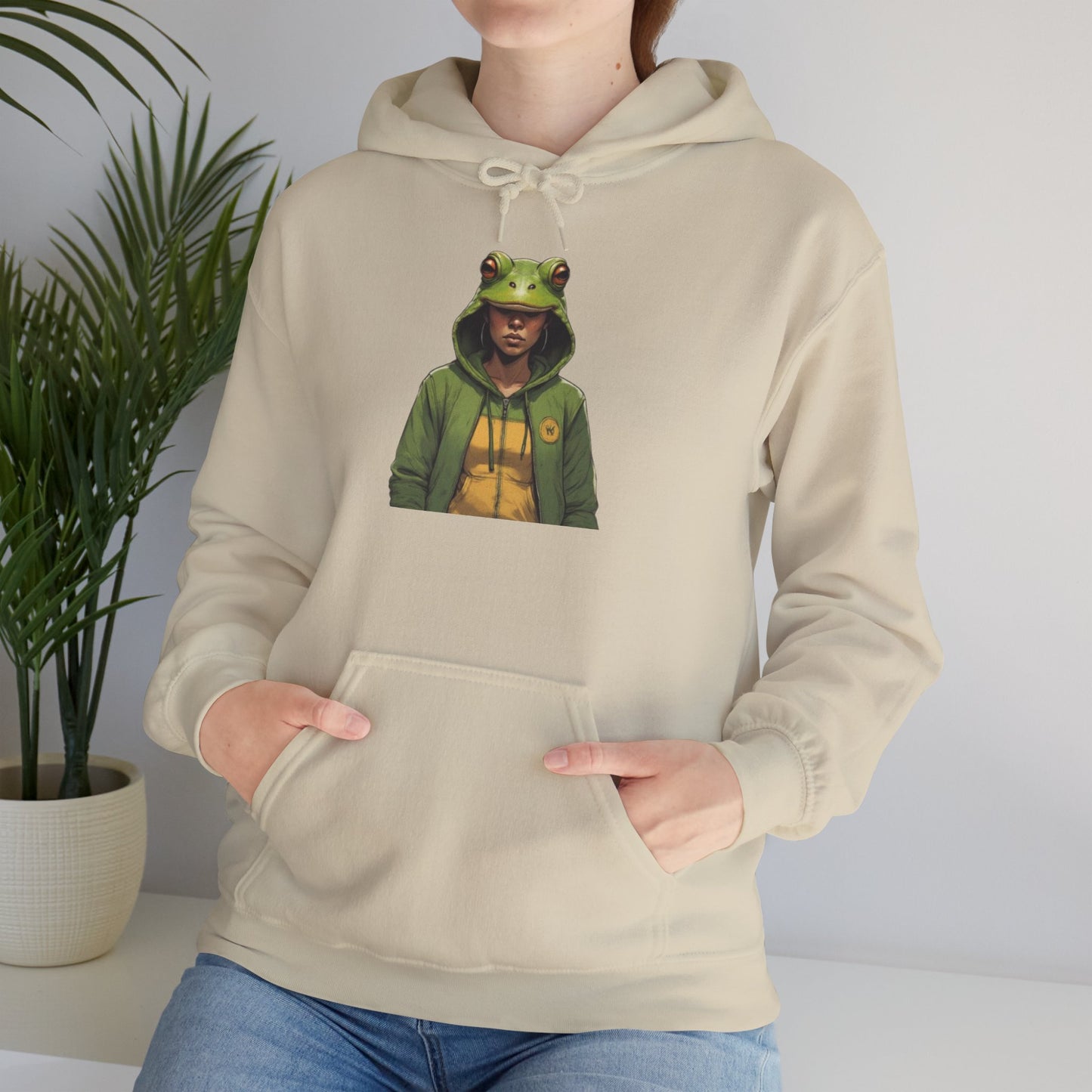 Frog Woman Graphic Hoodie – Unique Statement Streetwear  Just Gigi IFYKYK