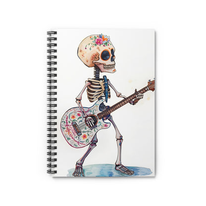 Day of the Dead Musician Spiral Notebook Just Gigi IFYKYK