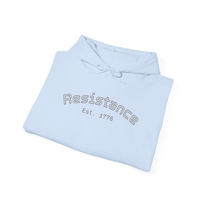 Resistance Hoodie — Vintage Flag Graphic Hooded Sweatshirt (Est. 1776)