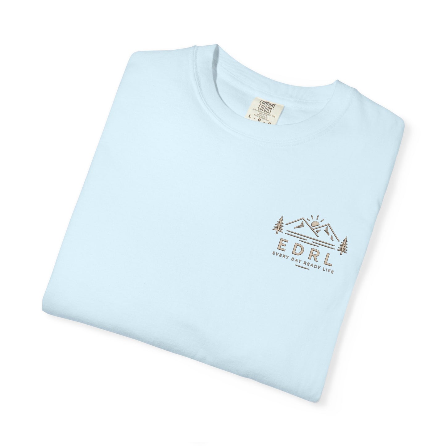 EDRL Mountain Logo T‑Shirt — Minimal Outdoor Crewneck