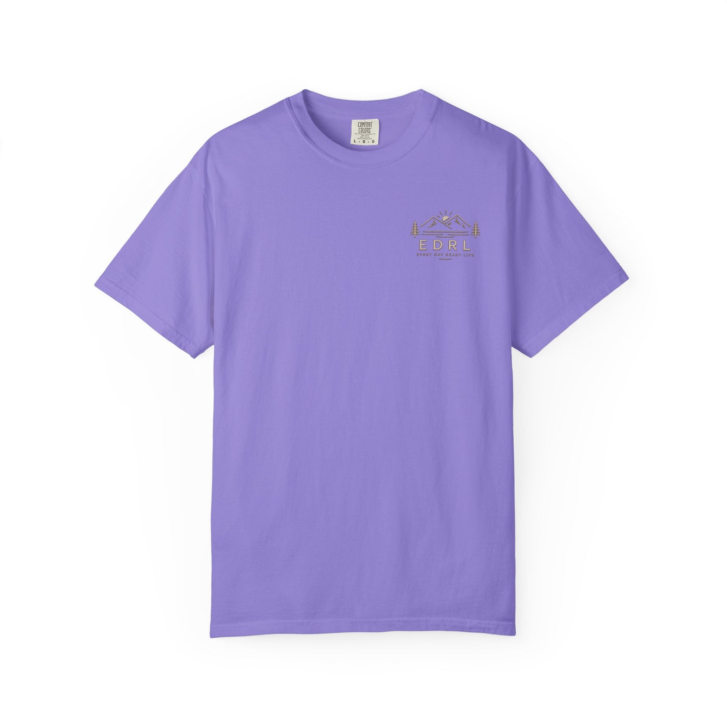 EDRL Mountain Logo T‑Shirt — Minimal Outdoor Crewneck