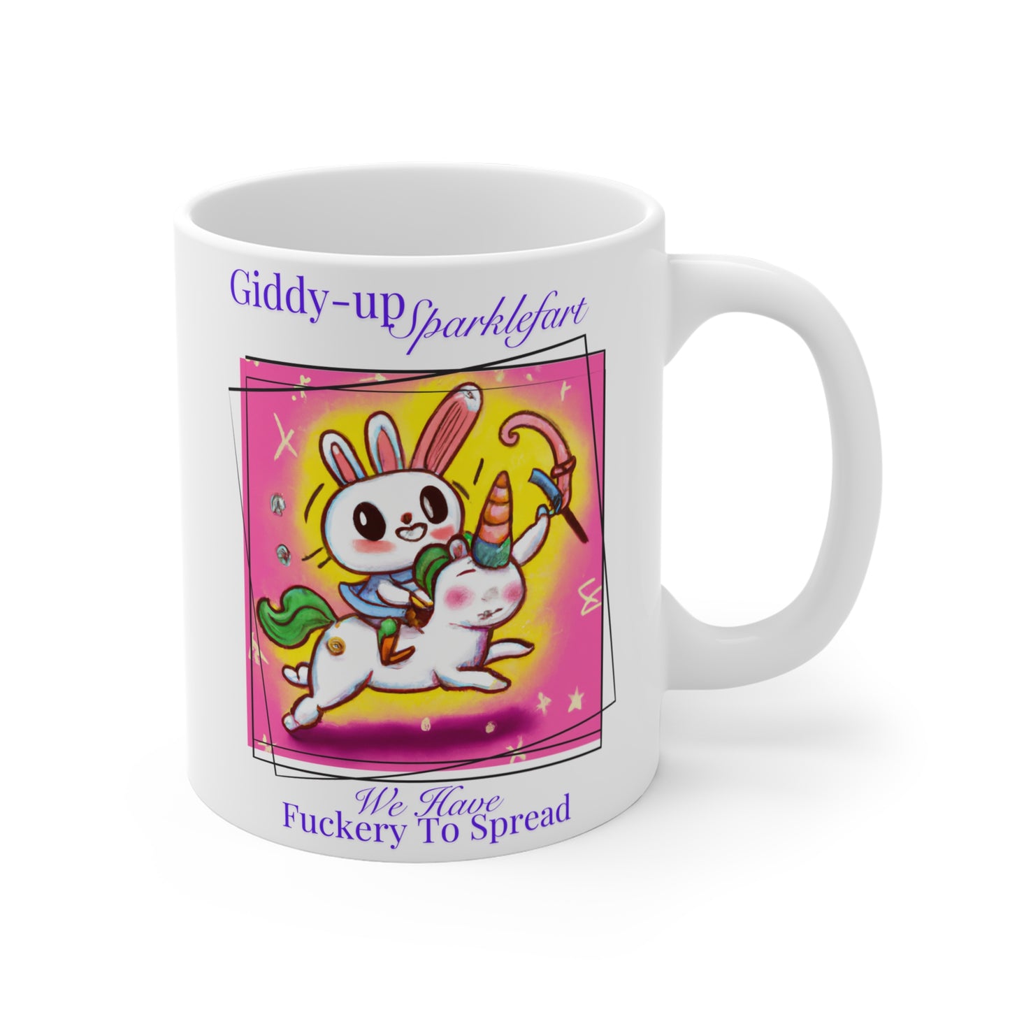 Giddy Up Unicorn Mug – Just Gigi IFYKYK *ADULT *