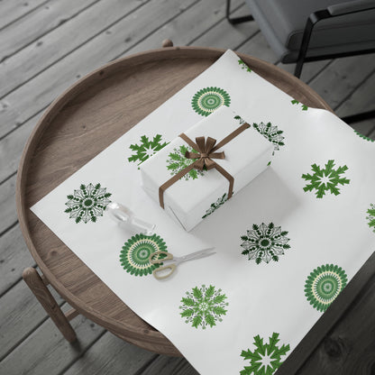 Tree Mandalas in Green Paper Roll - Just Gigi IFYKYK