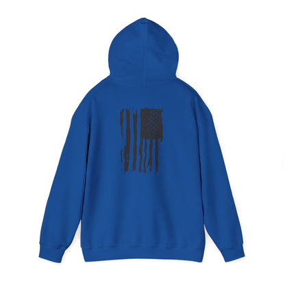 Resistance Hoodie — Vintage Flag Graphic Hooded Sweatshirt (Est. 1776)
