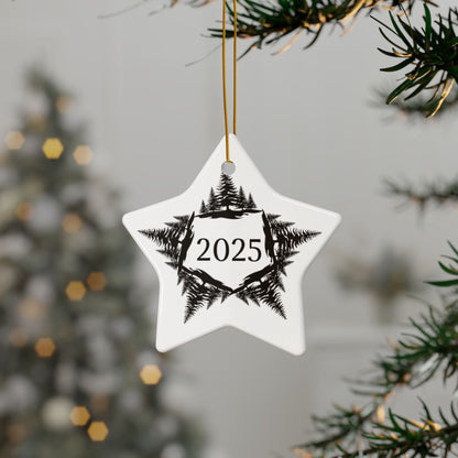 Forest Star Ceramic 2025 Keepsake Ornament - Just Gigi IFYKYK