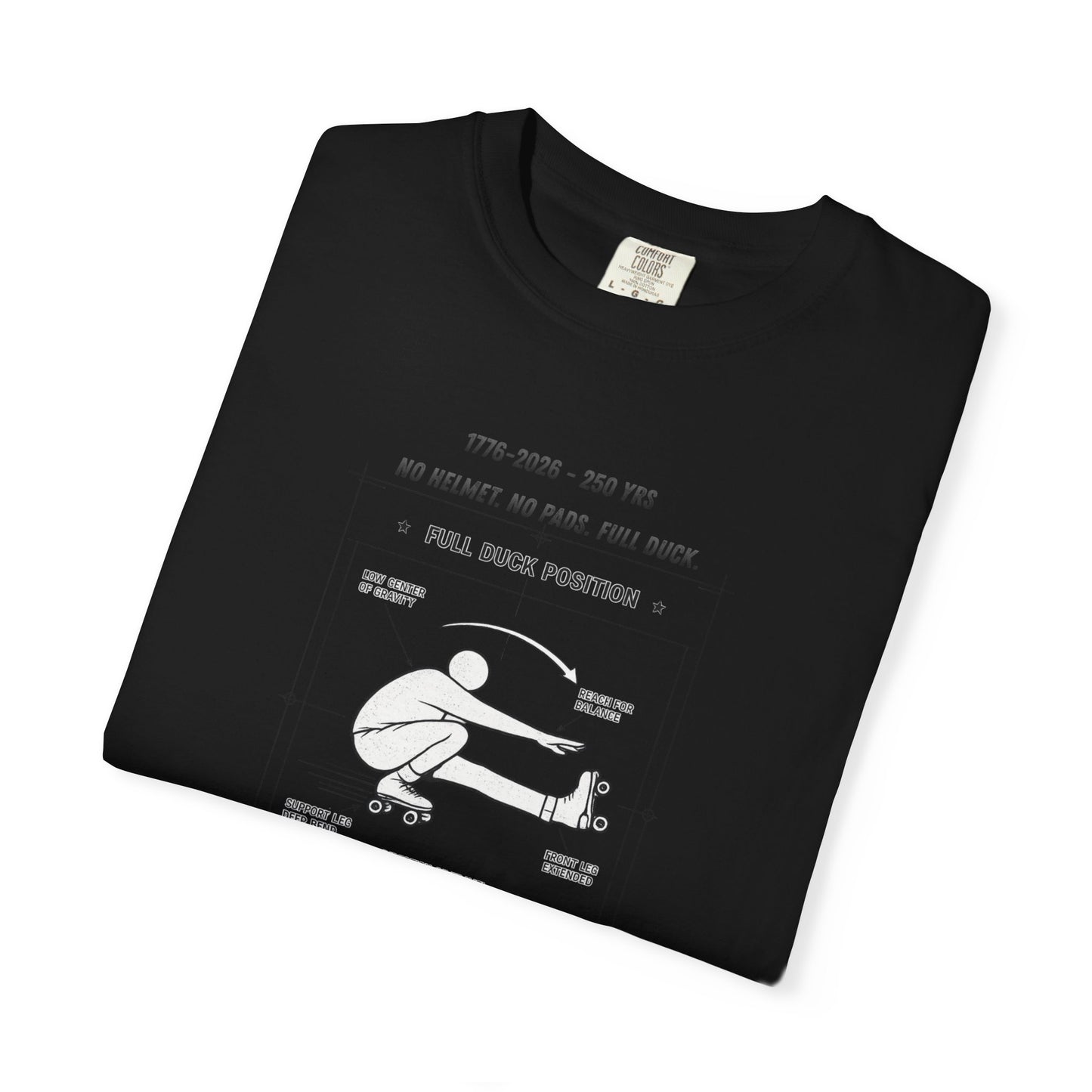 Full Duck Position Blueprint Graphic Tee - Just Gigi IFYKYK
