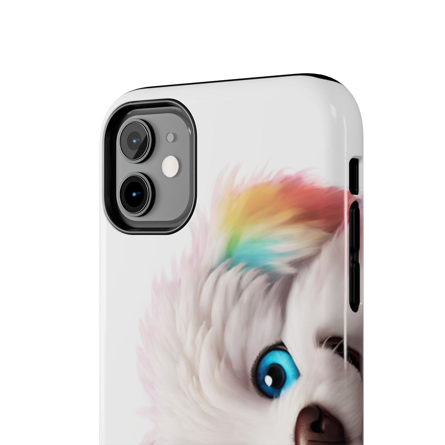 Peeking Doggo design Tough Phone Cases