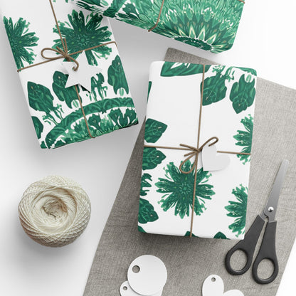 Pine Mandala Minimalist Wrapping Paper - Just Gigi IFYKYK