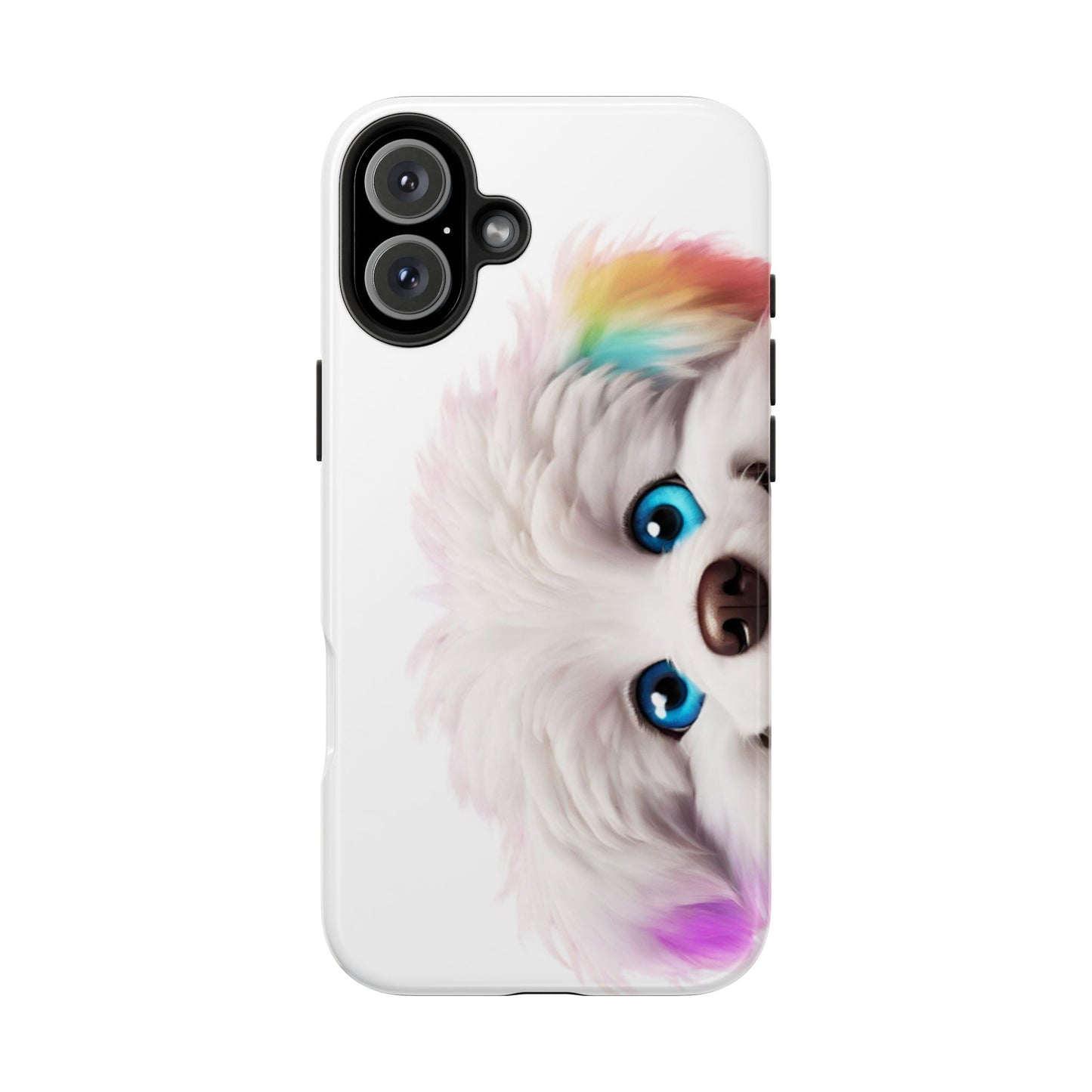 Peeking Doggo design Tough Phone Cases