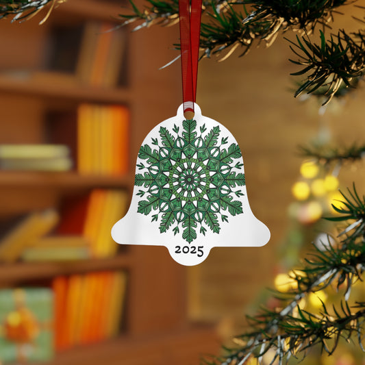 2025 Green Mandala Bell Metal Ornament — Just Gigi IFYKYK