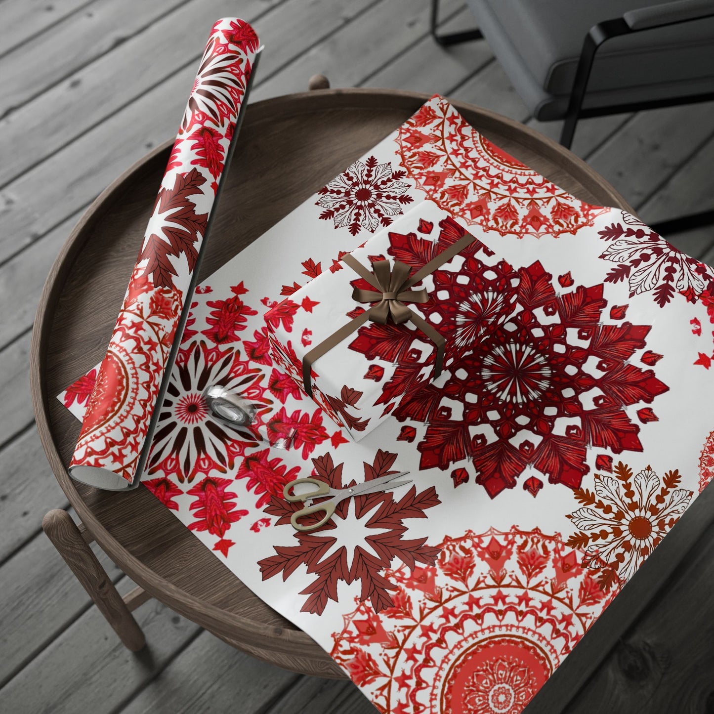 Retro Red Designer Wrapping Paper Roll — Just Gigi IFYKYK