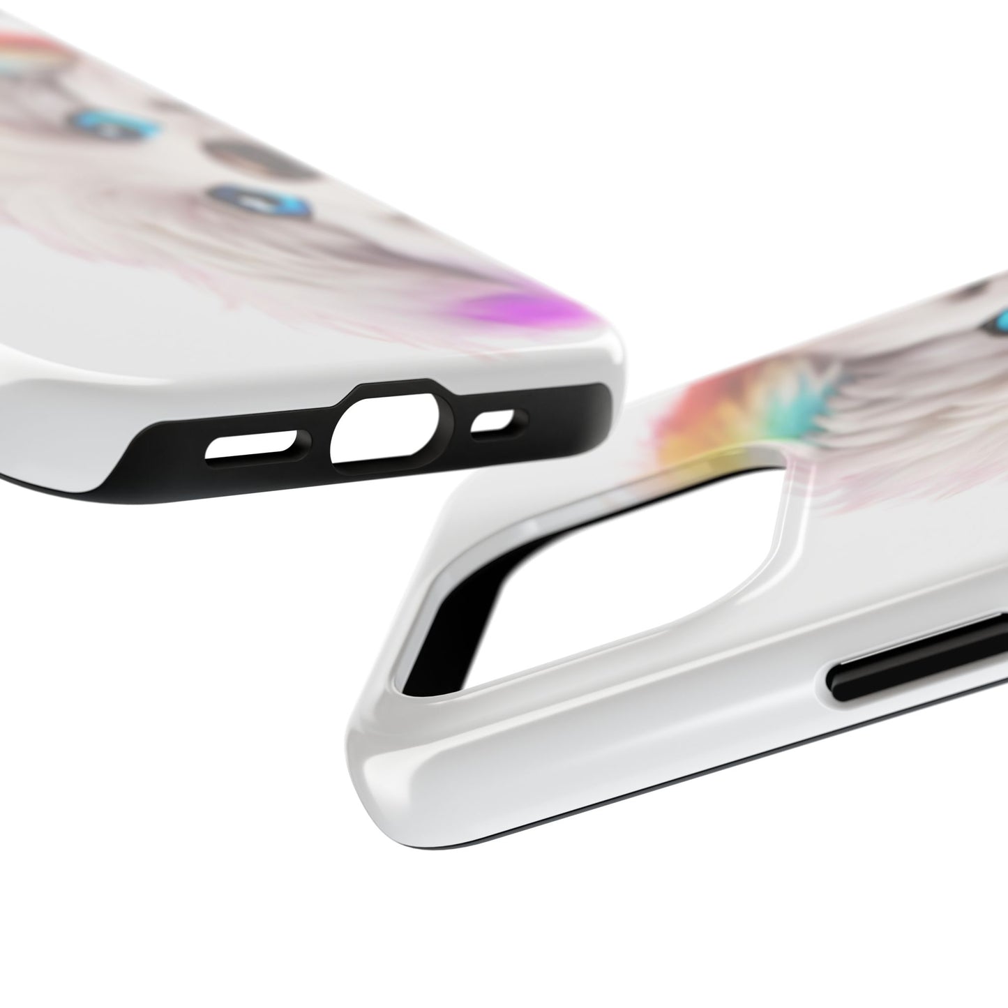 Peeking Doggo design Tough Phone Cases