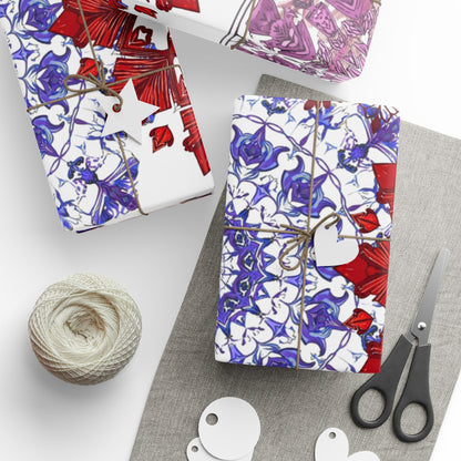 Kaleidoscope Mandala Snowflake Wrapping Paper -Just Gigi IFYKYK