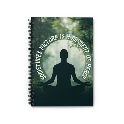 Moment of Peace EDRL By Just Gigi IFYKYK Spiral Notebook - Ruled Line